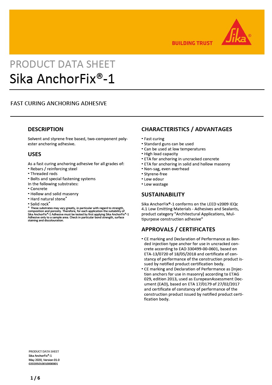 Sika AnchorFix®-1