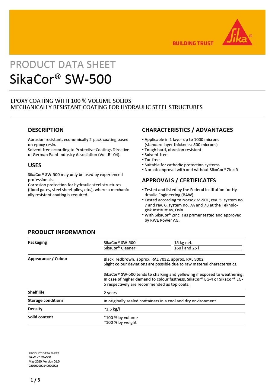 SikaCor® SW-500