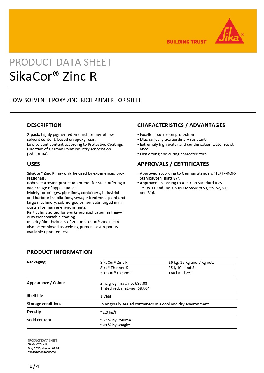 SikaCor® Zinc R